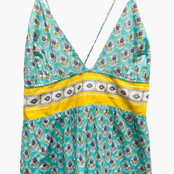J. Crew Blue and Yellow Ruffled Sundress - Picture 5 of 8